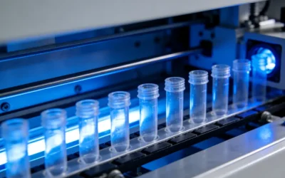 一位中年男性在办公室，看着电脑，疲惫地揉着太阳穴