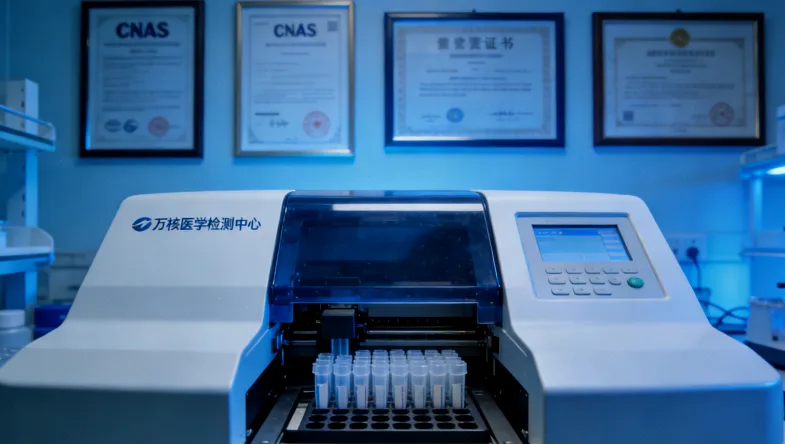 清晰的基因检测报告单示意图