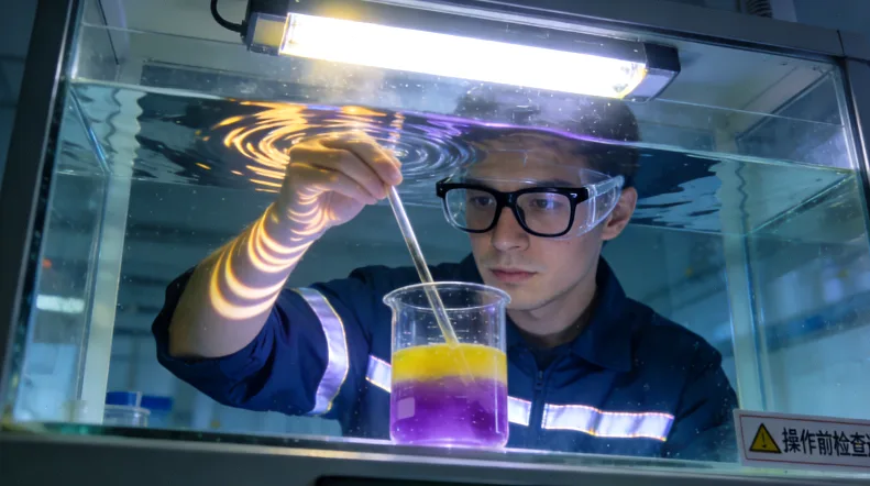 肝脏细胞代谢药物的卡通示意图，酶活性用不同亮度表示