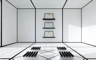 一位老人正在家中自测血压，表情关切。