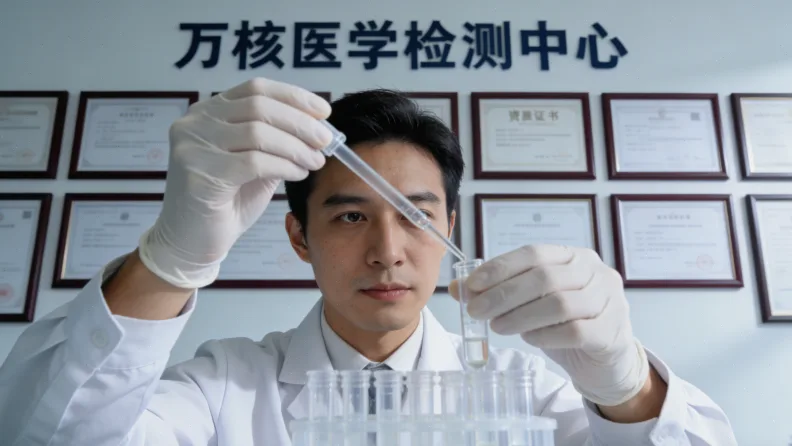 一位年轻人对着电脑上的基因检测报告，表情困惑。