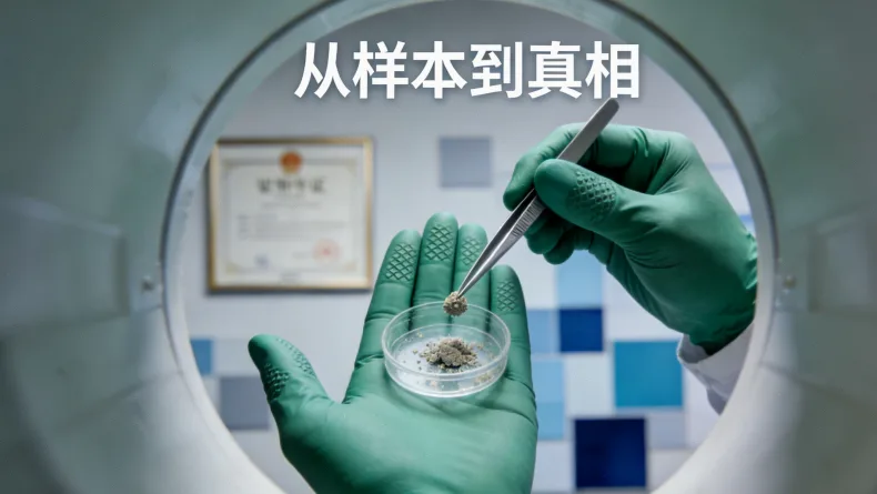 一位女性在花丛旁打喷嚏，表情痛苦