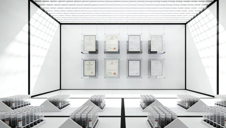 示意图：基因DNA链与一个坚果的对比