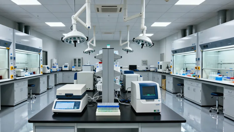 一个人面对丰盛食物却手捂胃部，表情痛苦