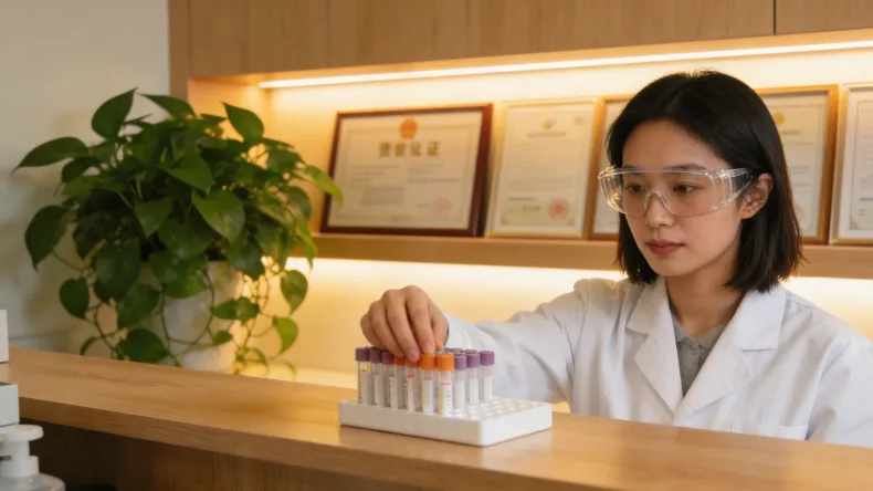 形象化的药物代谢酶（如CYP450）在工作示意图。