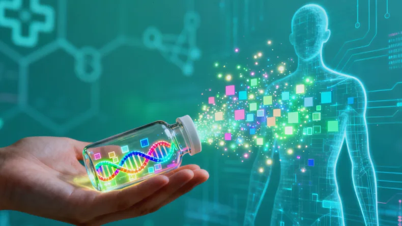 一位患者和医生一起看基因检测报告