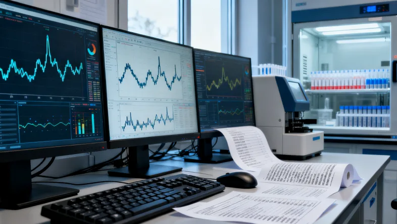 DNA双螺旋结构示意图，旁边标注着药物分子