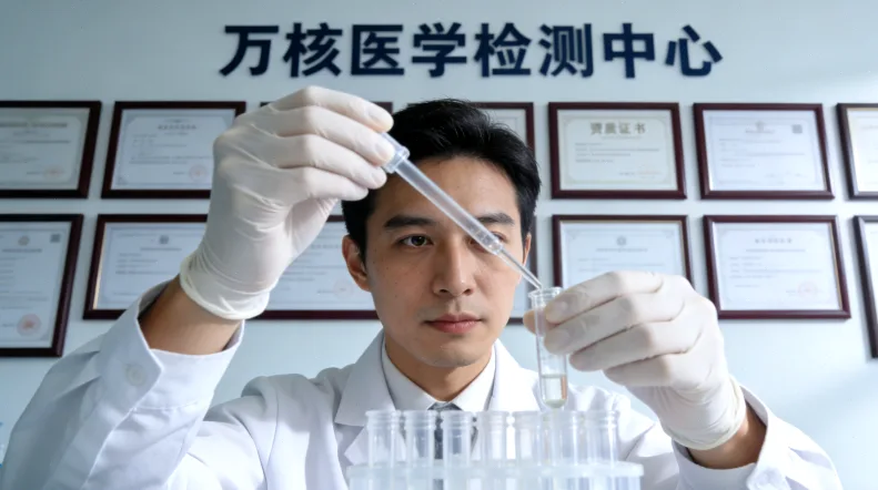 血糖仪与基因双螺旋结构图的对比示意图