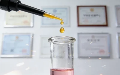 一位中老年女性正疑惑地看着手机上的基因检测广告