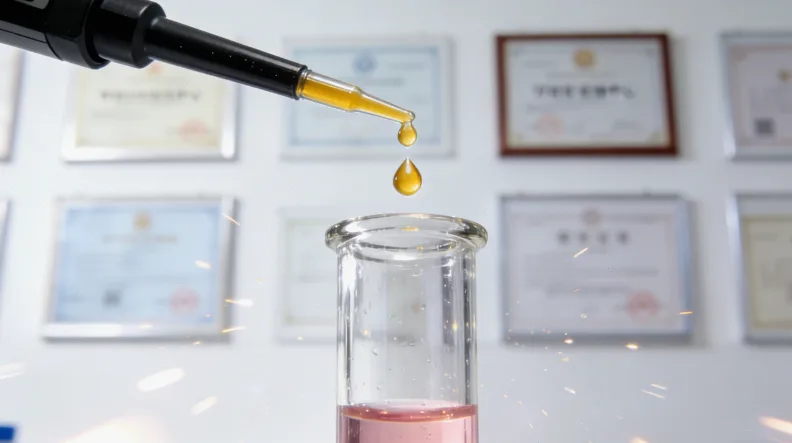 一位中老年女性正疑惑地看着手机上的基因检测广告