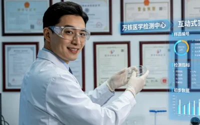 医生与糖尿病患者共同查看血糖监测数据