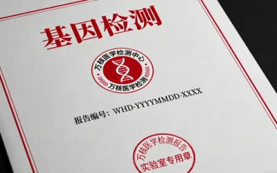 一位女性在诊室与医生讨论报告