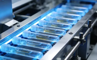 一个人对着一份基因检测报告和一杯牛奶犹豫不决