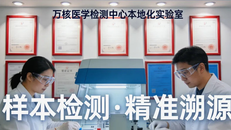 一位中老年女性正对着一份基因检测报告，面露担忧。