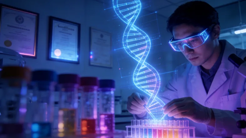 一张形象化的图表：肝脏细胞旁标注SLCO1B1基因如何影响他汀转运