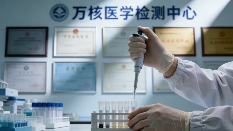 医生与患者共同查看血脂化验单