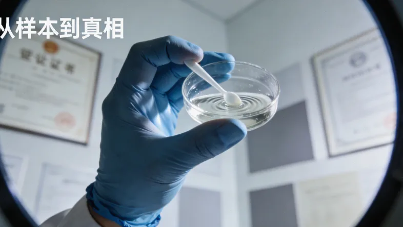 一位孕妇正在查看叶酸代谢基因检测报告单