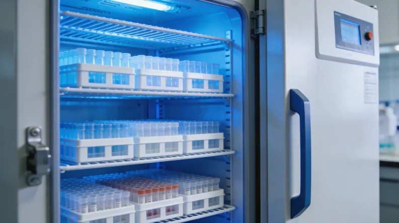 医生在诊室为患者解读叶酸基因检测报告