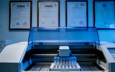 一位女性正在查看基因检测报告，表情疑惑