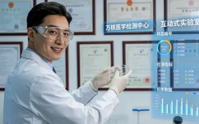 备孕夫妻一起查看检查报告