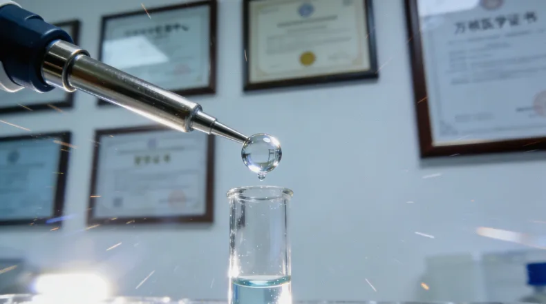 一个人盯着手机上的检测报告,表情担忧