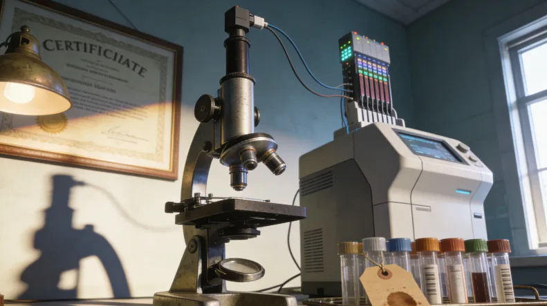 展示DNA双螺旋结构的示意图