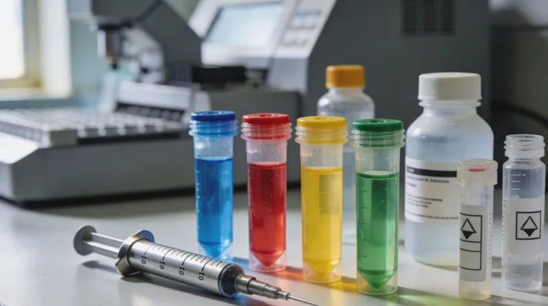 护士正在为患者采集血液样本