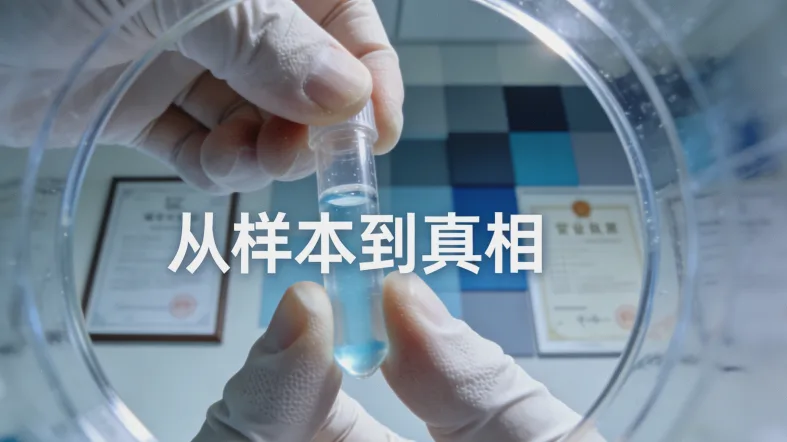 一位女性正在阅读基因检测报告，表情若有所思