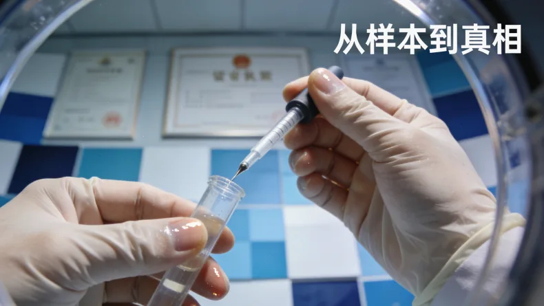 FISH检测结果在荧光显微镜下的显示画面