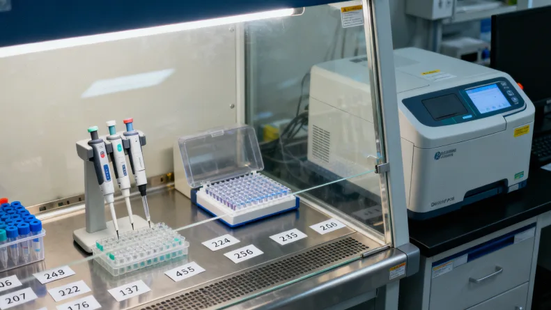 从组织活检到检测报告的流程简图