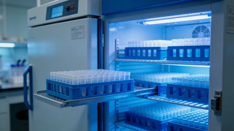 显示中性粒细胞计数变化的血常规化验单特写