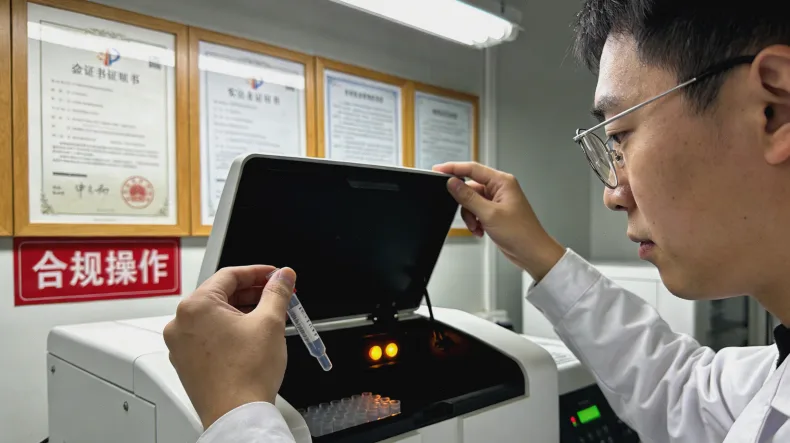 血常规报告单上中性粒细胞数值被圈出