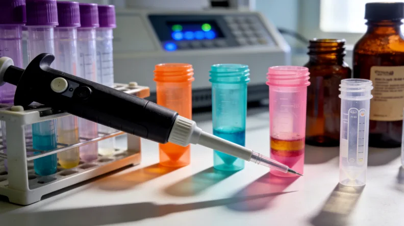 医生与康复期患者在看病理报告并沟通