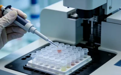 医生与患者家属沟通基因检测报告的场景