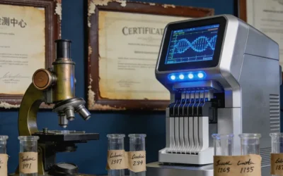 一个人对着一本厚厚的基因检测报告挠头困惑