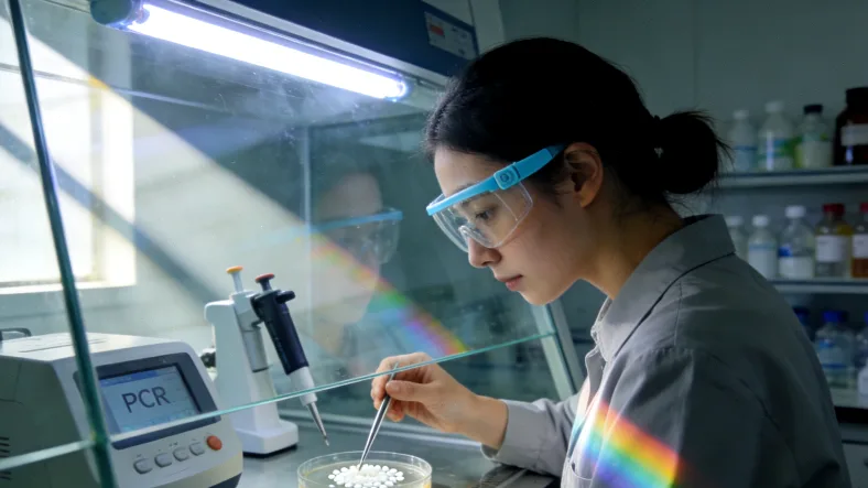 肠癌基因检测报告与时钟的对比图