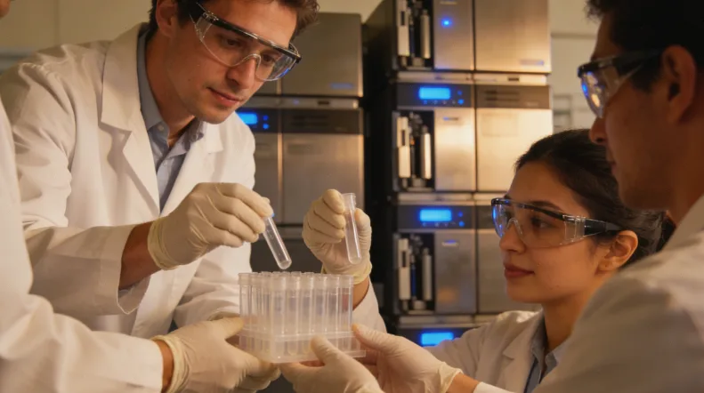 血液样本检测与组织样本检测的对比示意图