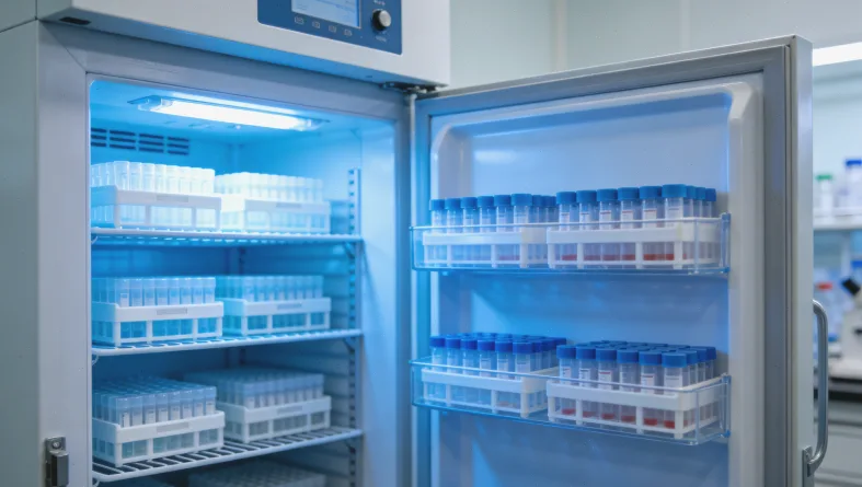 医生与患者家属沟通基因检测方案的场景