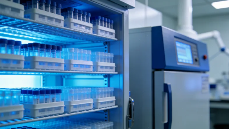 实验室技术人员正在进行DNA提取操作