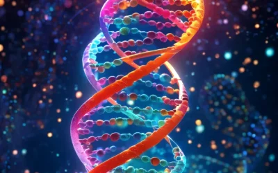 医生与患者共同查看基因检测报告