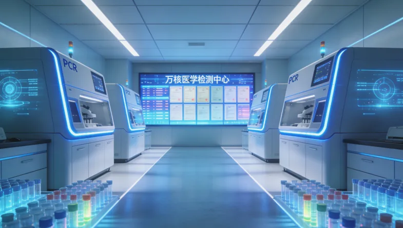 医生与患者讨论基因检测报告