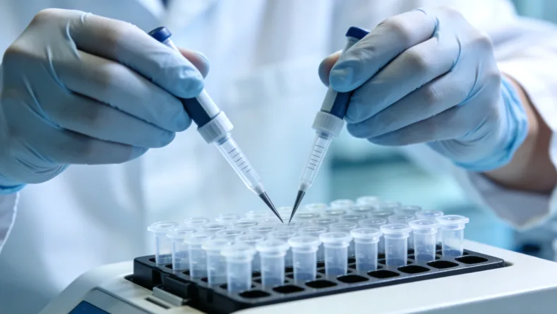 组织检测流程示意图:从病理蜡块到检测报告