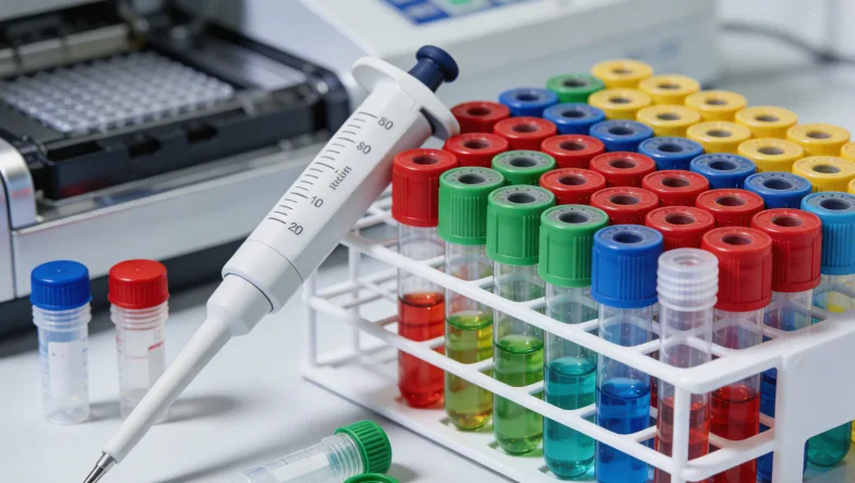 免疫组化染色显示MMR蛋白缺失(阴性)与阳性对比图