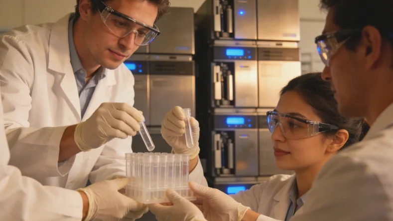 基因检测报告特写，突出KRAS、BRAF、MSI等核心关键词