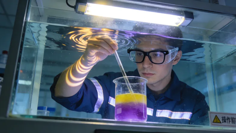 一位女士对着一本厚厚的基因检测报告发愁