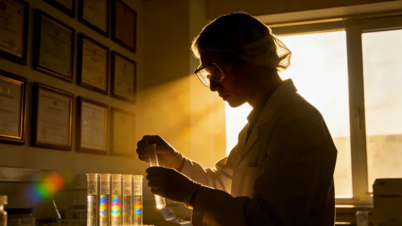 形象比喻图：肝脏工厂里，快、中、慢三种速度的齿轮