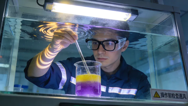 一位患者手持基因检测报告，面露疑惑