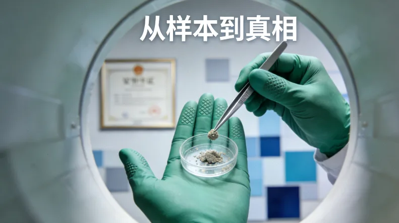 基因检测报告局部特写，突出“TMB-H”字样