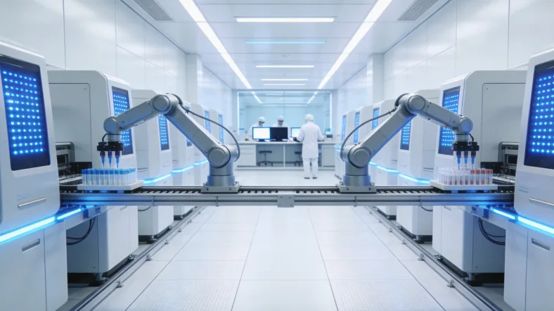 一位患者正拿着基因检测报告与医生讨论