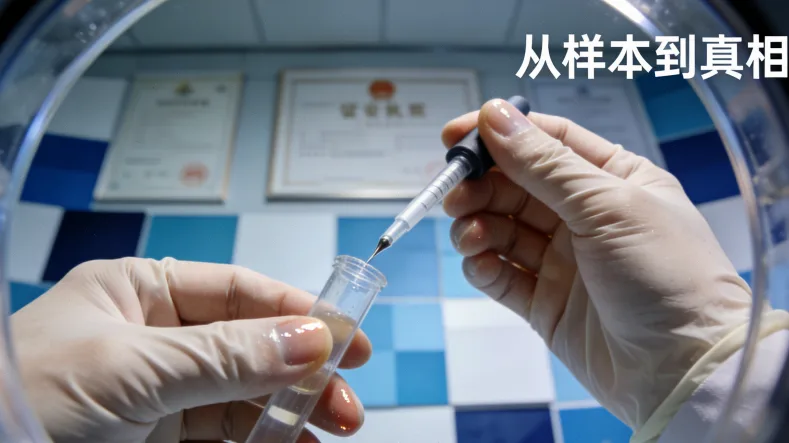 医生与患者共同查看基因检测报告场景